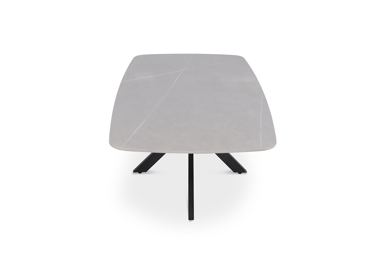 Table basse 'Apollo' 130 cm Ovale Danoise Pierre Gris – Image 5