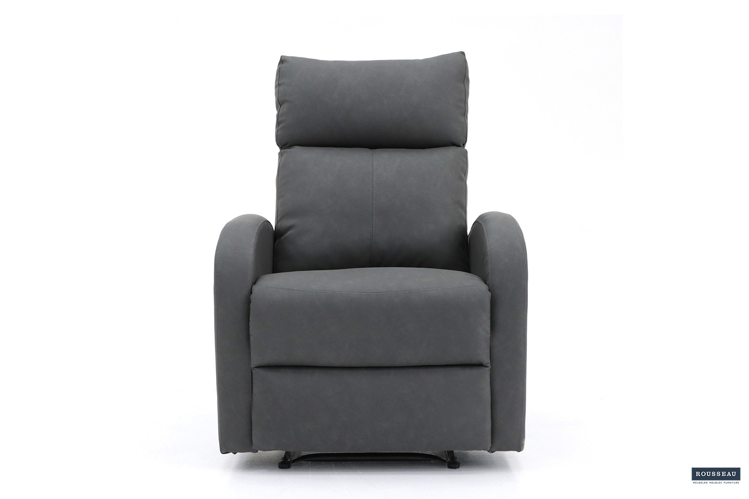 Fauteuil relax 'France' relevable manuellement PU Noir – Image 2