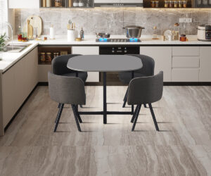 Alternative view of Set table 'Eva' Gris