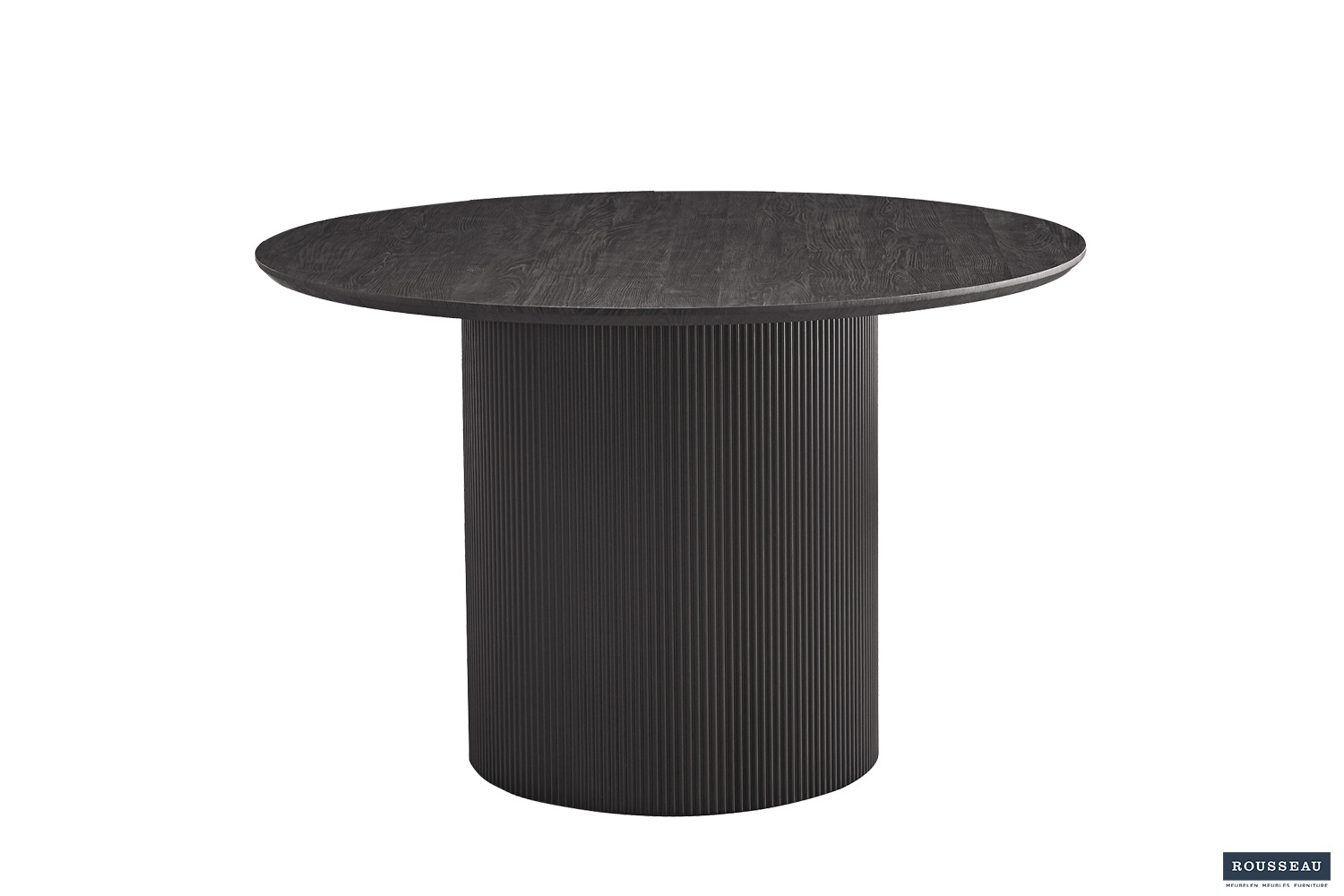 Table 'Lagos' 120 cm Ronde Décor Brun foncé – Image 3