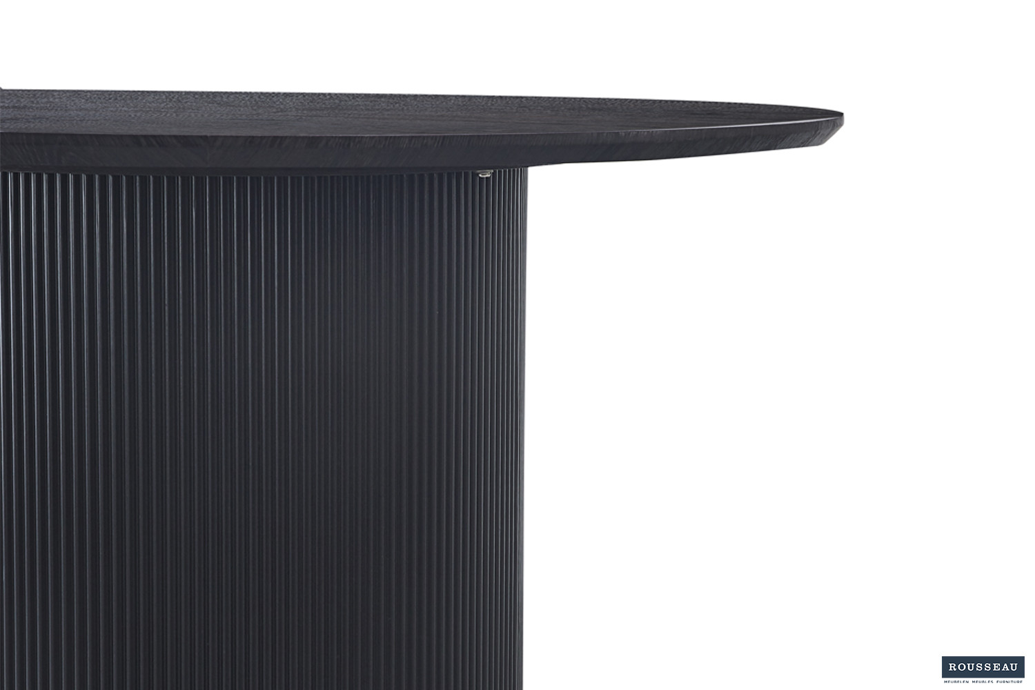 Table 'Lagos' 120 cm Ronde Décor Brun foncé – Image 5