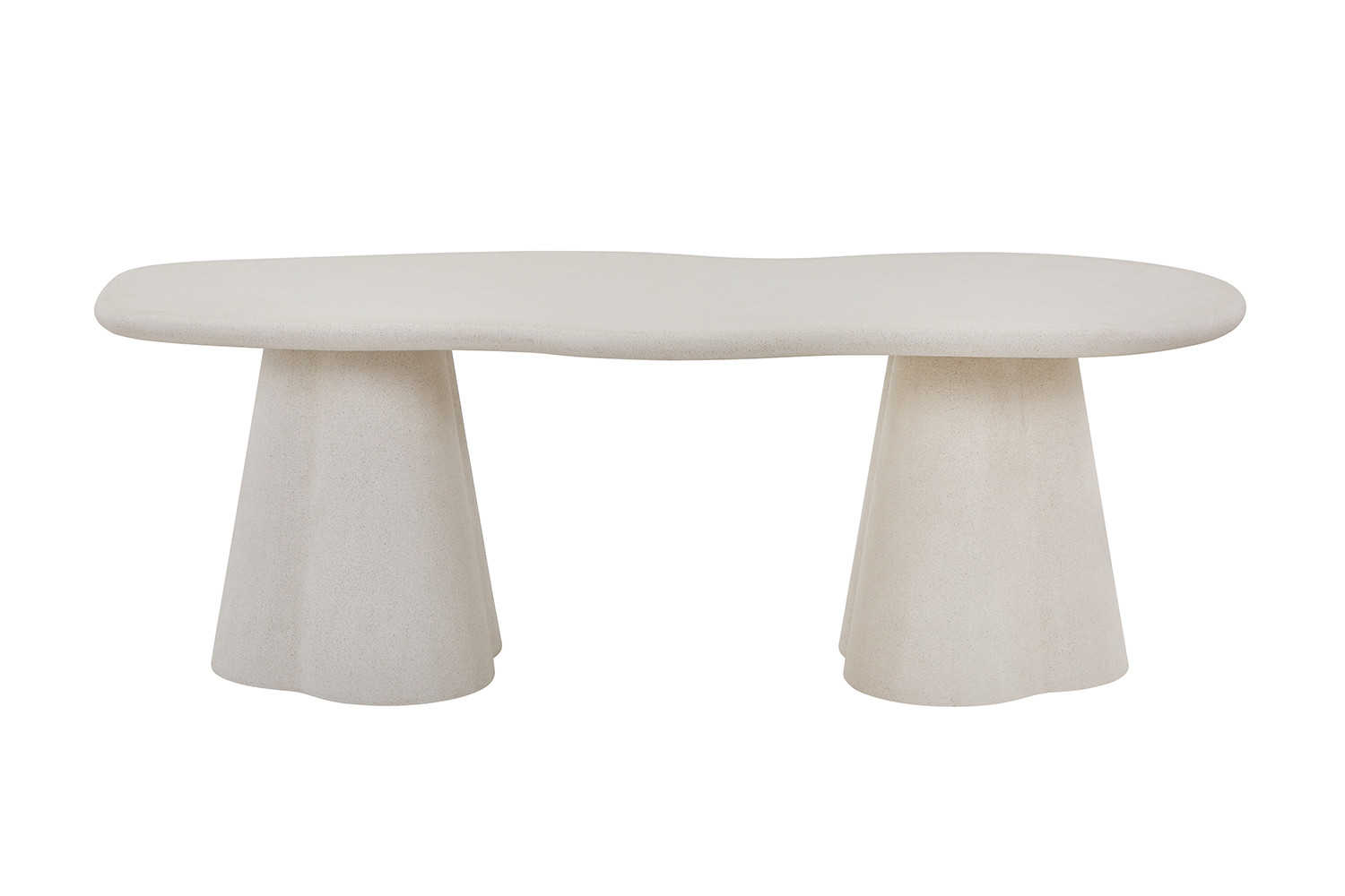 Table 'Faro' 220 cm Organique Ciment – Image 4