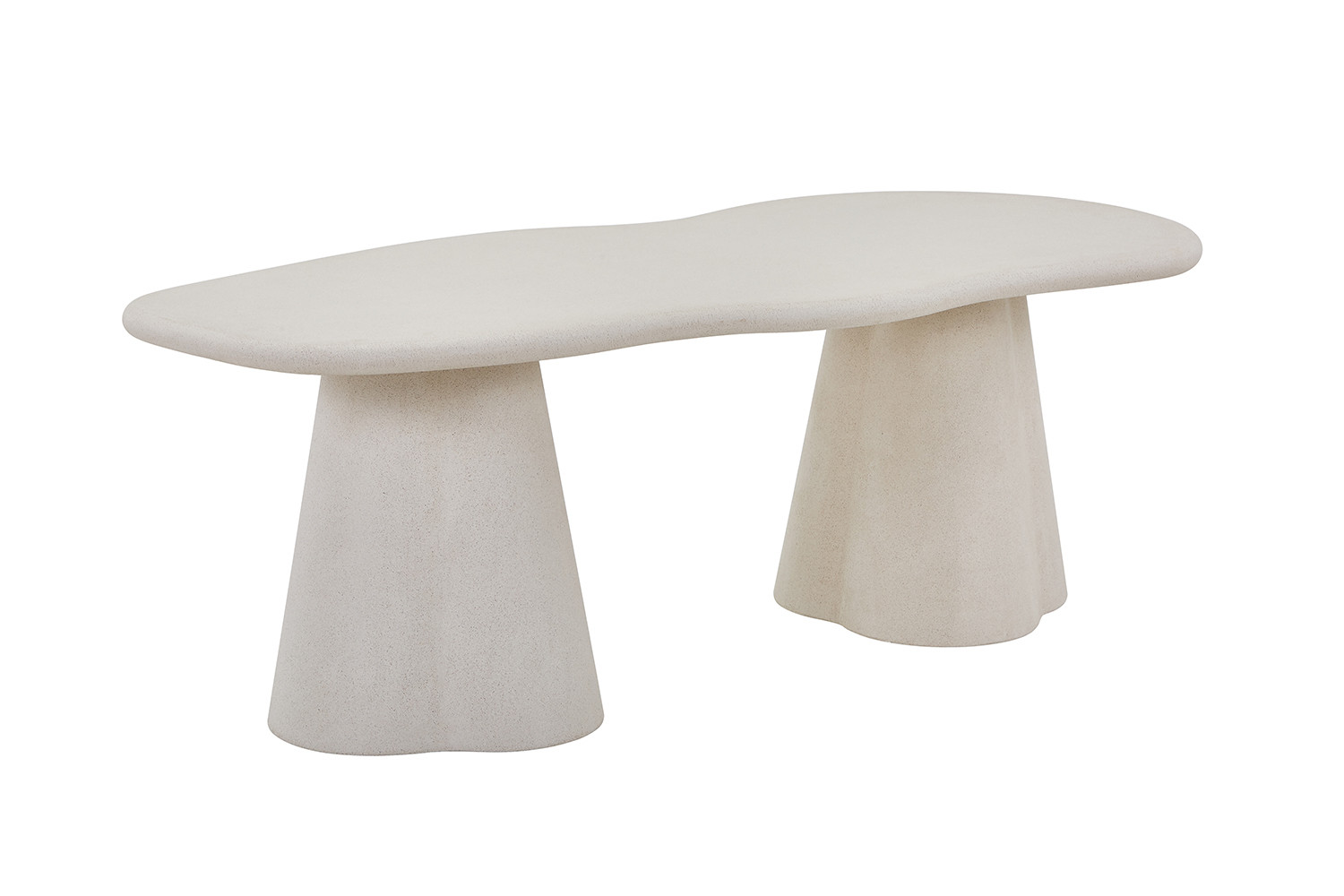 Table 'Faro' 220 cm Organique Ciment – Image 6