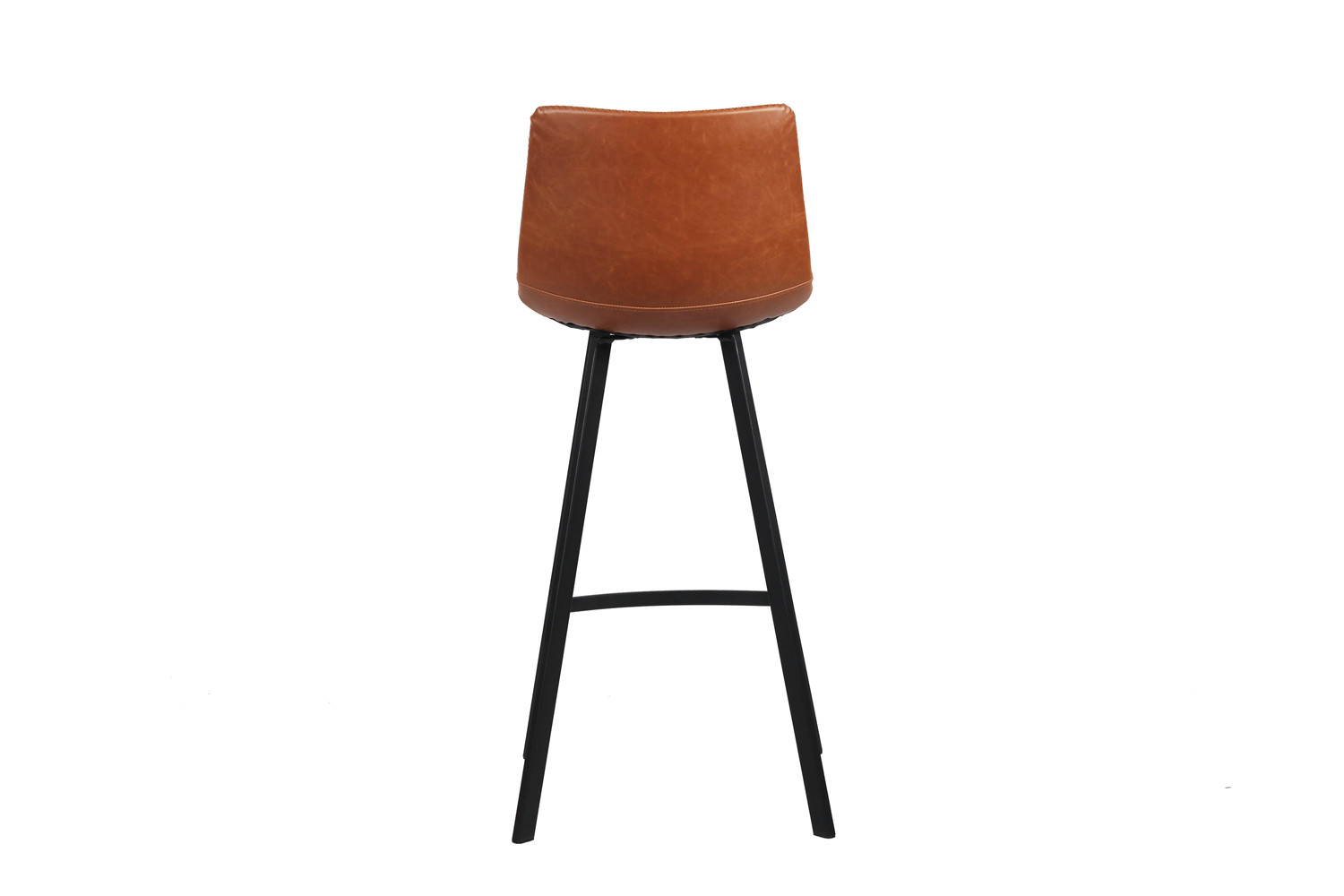 Tabouret de bar 'Ozan' PU Cognac – Image 6