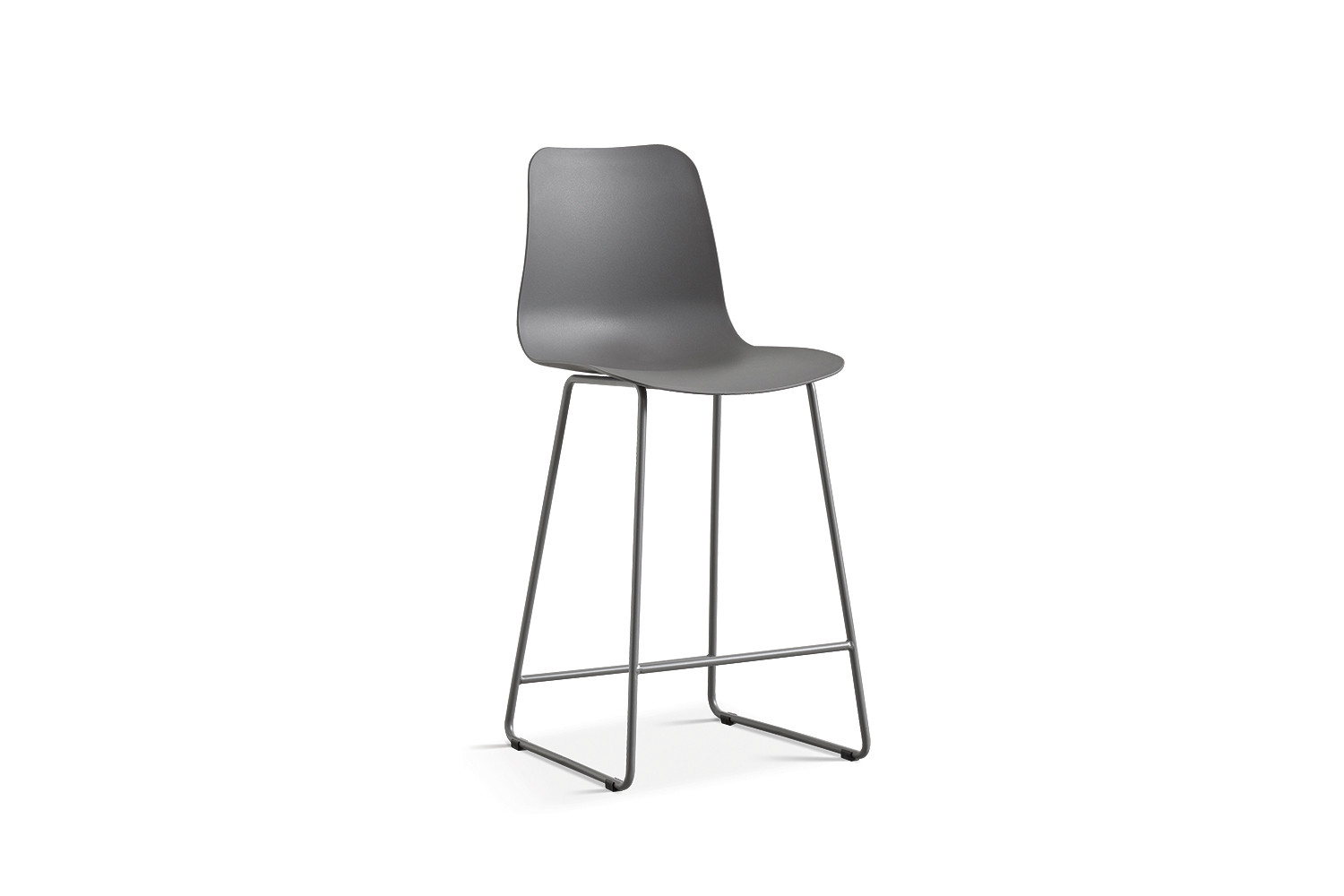 Chaise de comptoir 'Marie' PP Gris – Image 3