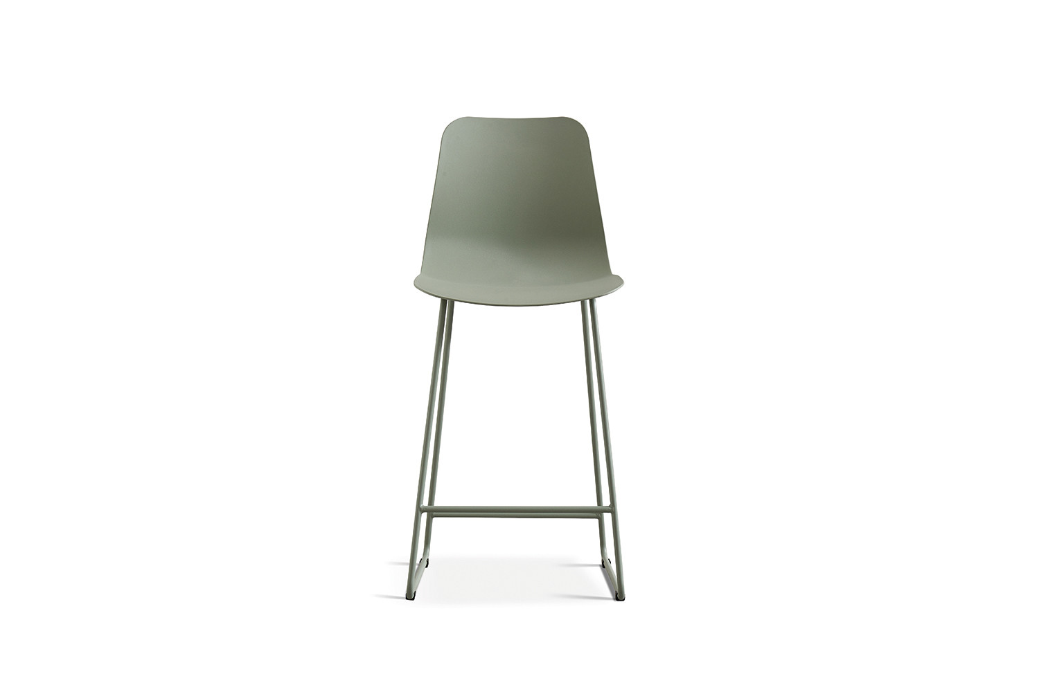 Chaise de comptoir 'Marie' PP Gris-vert – Image 4