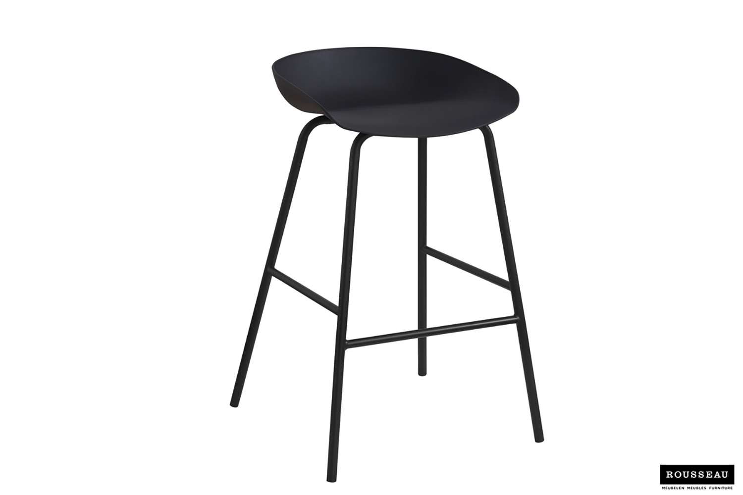 Chaise de comptoir 'Anna' PP Noir – Image 2