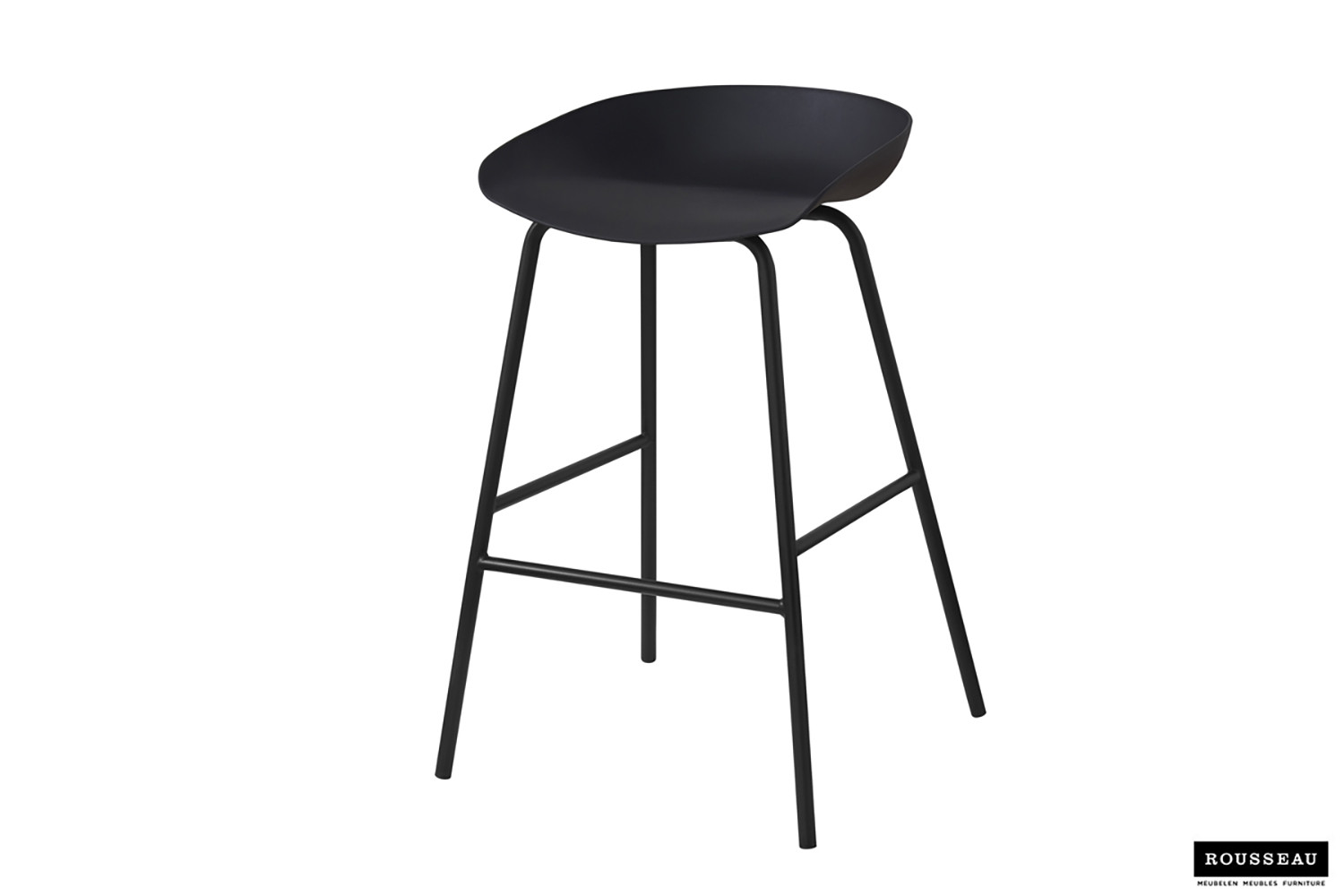 Chaise de comptoir 'Anna' PP Noir – Image 4