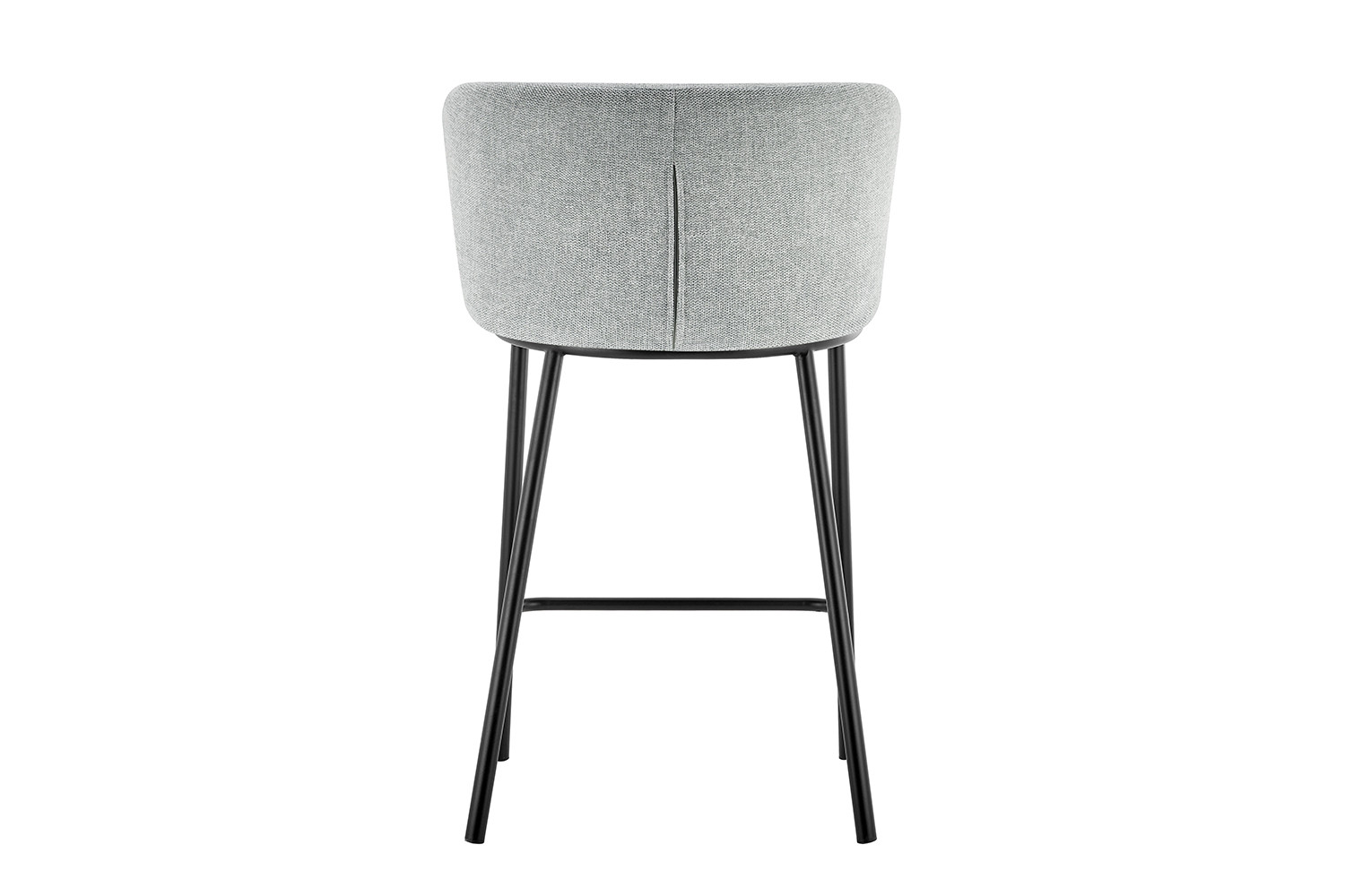 Chaise de comptoir 'Arthur' Tissu Ote Belfast 41 Gris clair – Image 6