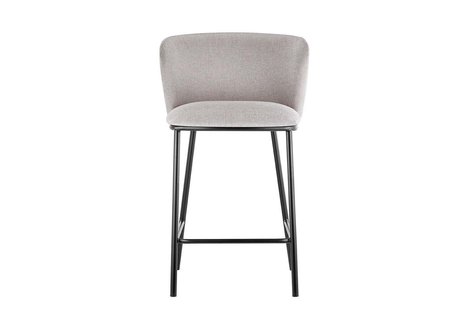 Chaise de comptoir 'Arthur' Tissu Ote Belfast 23 Beige – Image 3