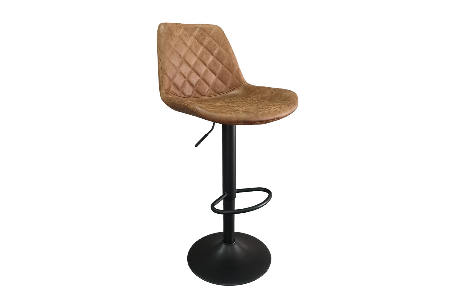 Tabouret de bar 'Madrid' PU Ote Topper 02 Cognac – Image 3