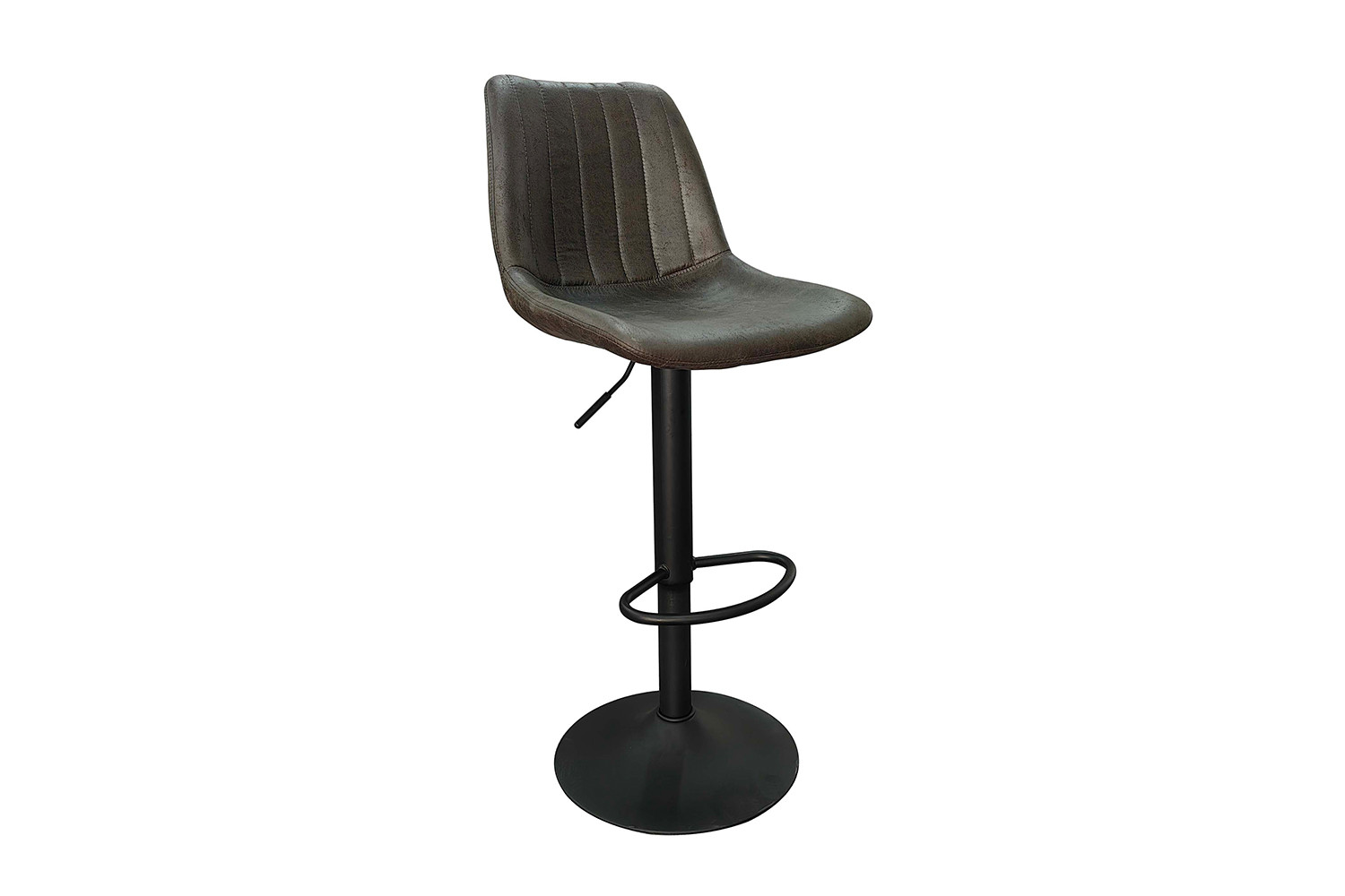 Tabouret de bar 'Barcelona' PU Ote Topper 05 Brun foncé – Image 3