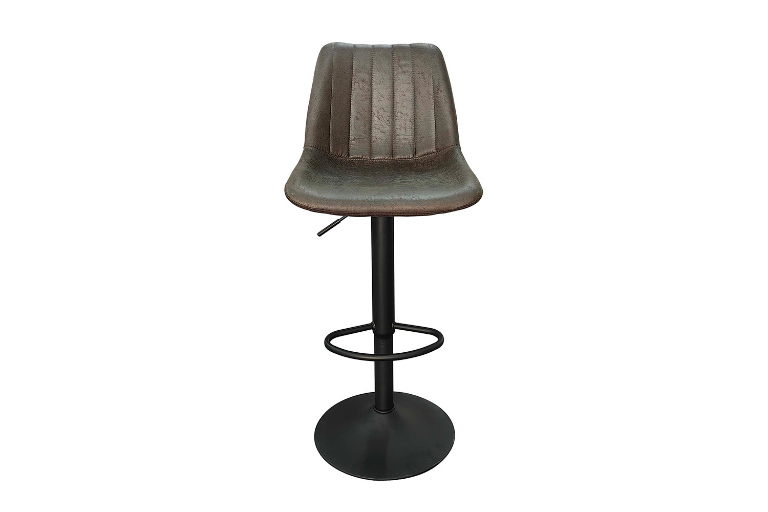 Tabouret de bar 'Barcelona' PU Ote Topper 05 Brun foncé – Image 4