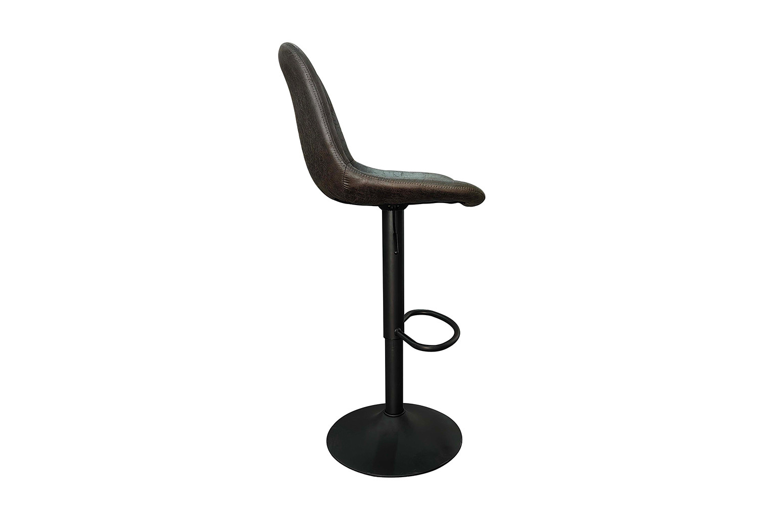 Tabouret de bar 'Barcelona' PU Ote Topper 05 Brun foncé – Image 6