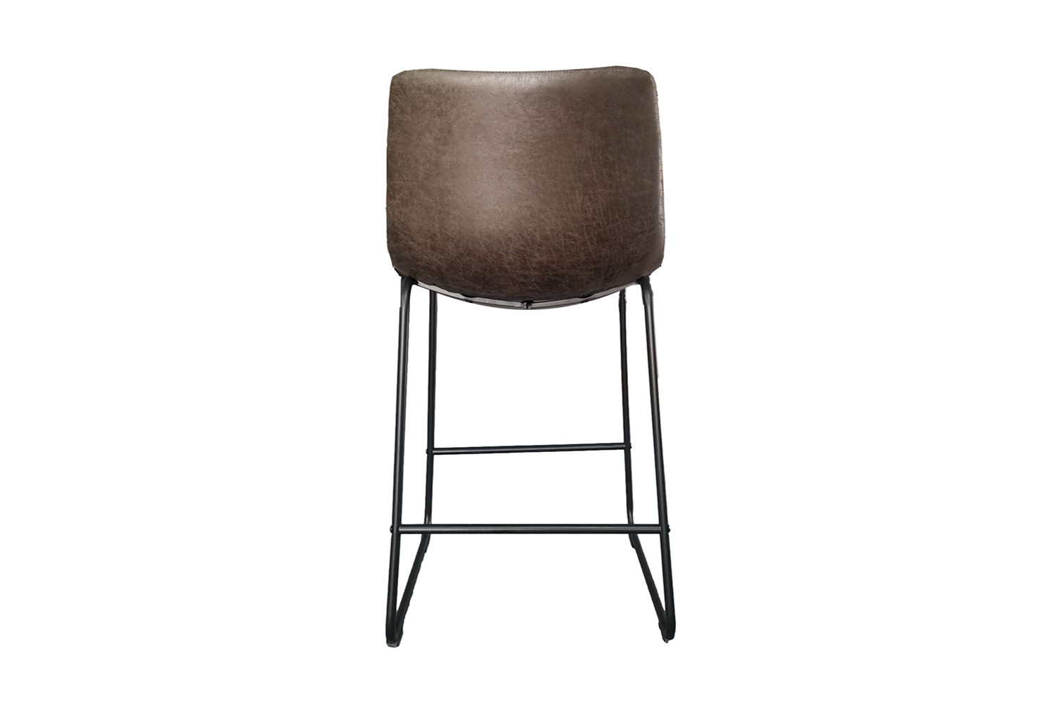 Chaise de comptoir 'Mancia' PU Ote Topper 05 Brun foncé – Image 6