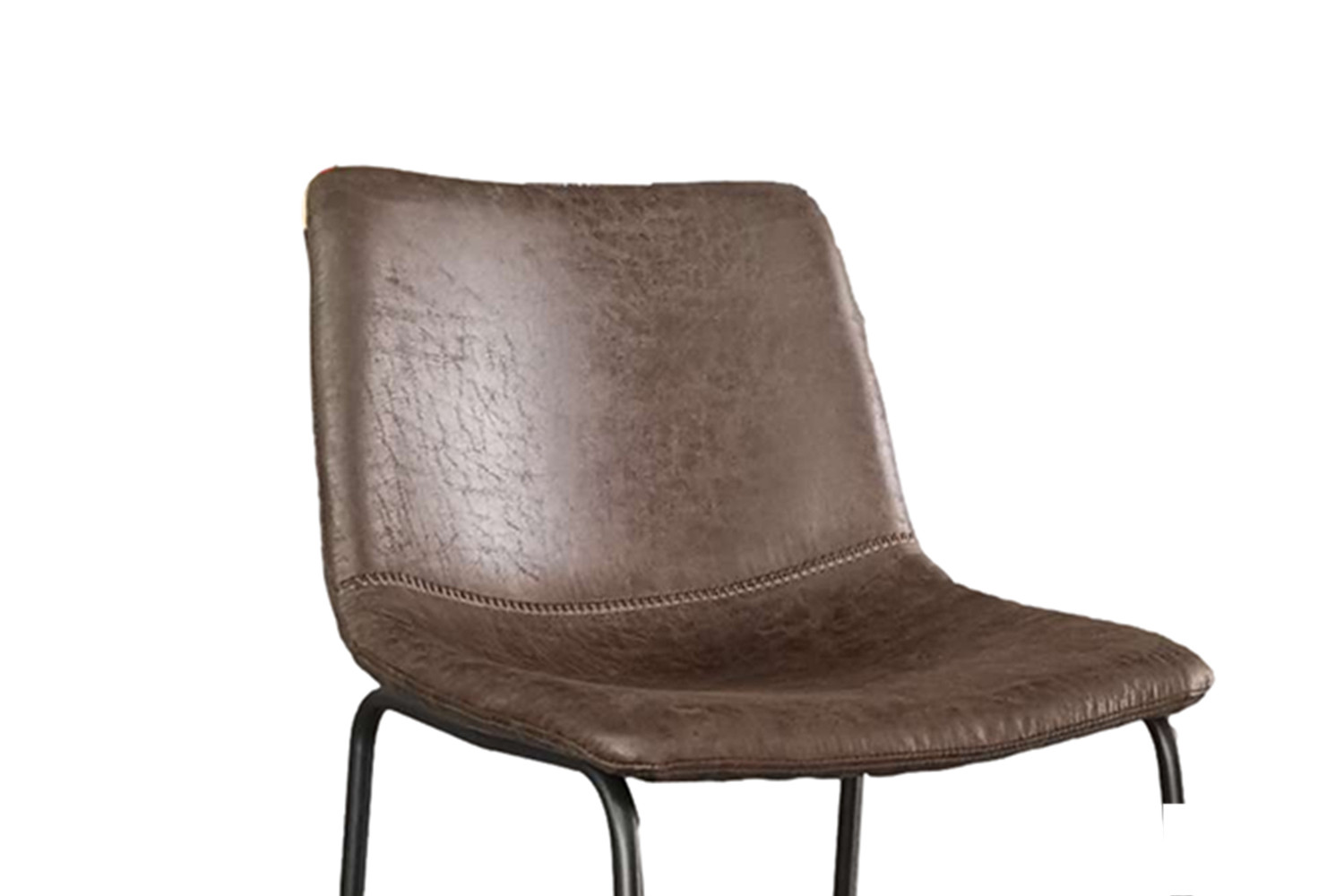 Chaise de comptoir 'Mancia' PU Ote Topper 05 Brun foncé – Image 7