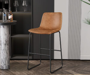 Alternative view of Chaise de Comptoir 'Mancia' PU Ote Topper 02 Cognac