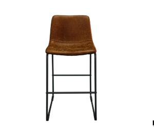 Alternative view of Tabouret de bar 'Mancia' PU Ote Topper 02 Cognac