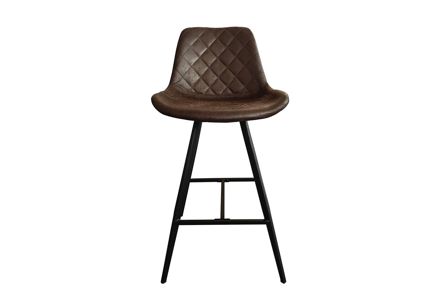 Tabouret de bar 'Palmas' PU Ote Topper 05 Brun foncé – Image 3