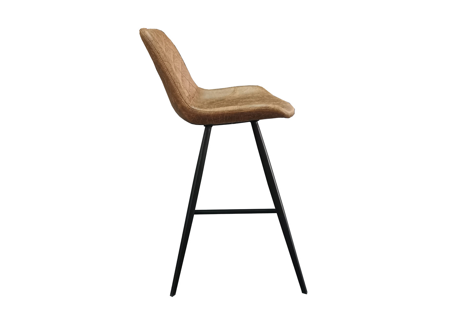 Tabouret de bar 'Palmas' PU Ote Topper 02 Cognac – Image 5