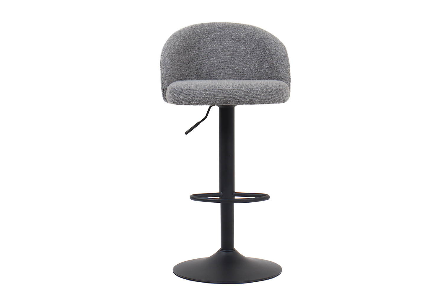 Tabouret de bar 'Arda' Bouclé Gris clair – Image 3