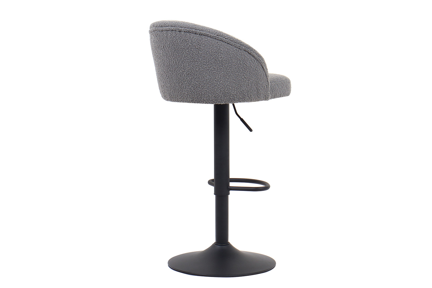 Tabouret de bar 'Arda' Bouclé Gris clair – Image 6