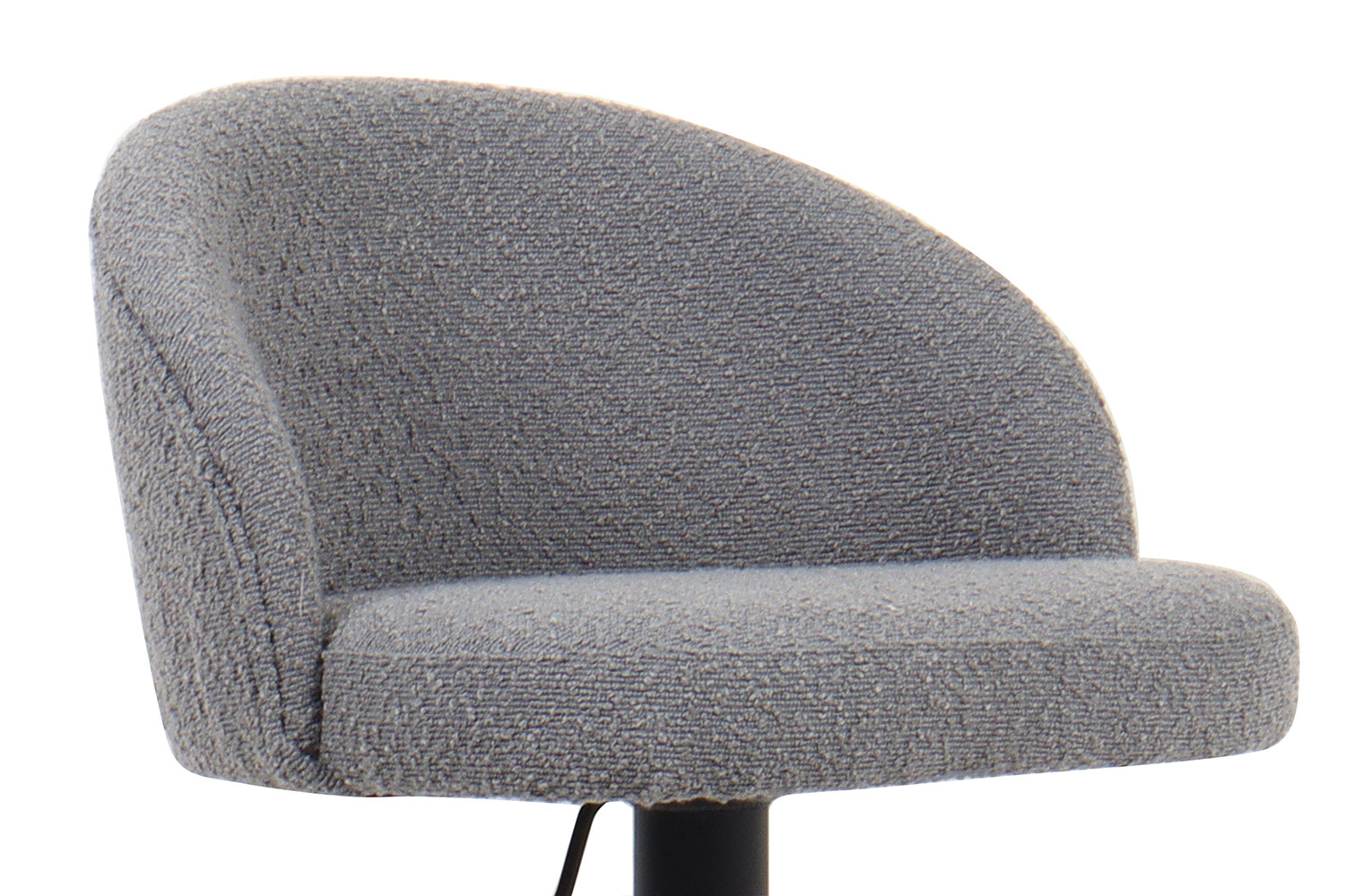 Tabouret de bar 'Arda' Bouclé Gris clair – Image 7