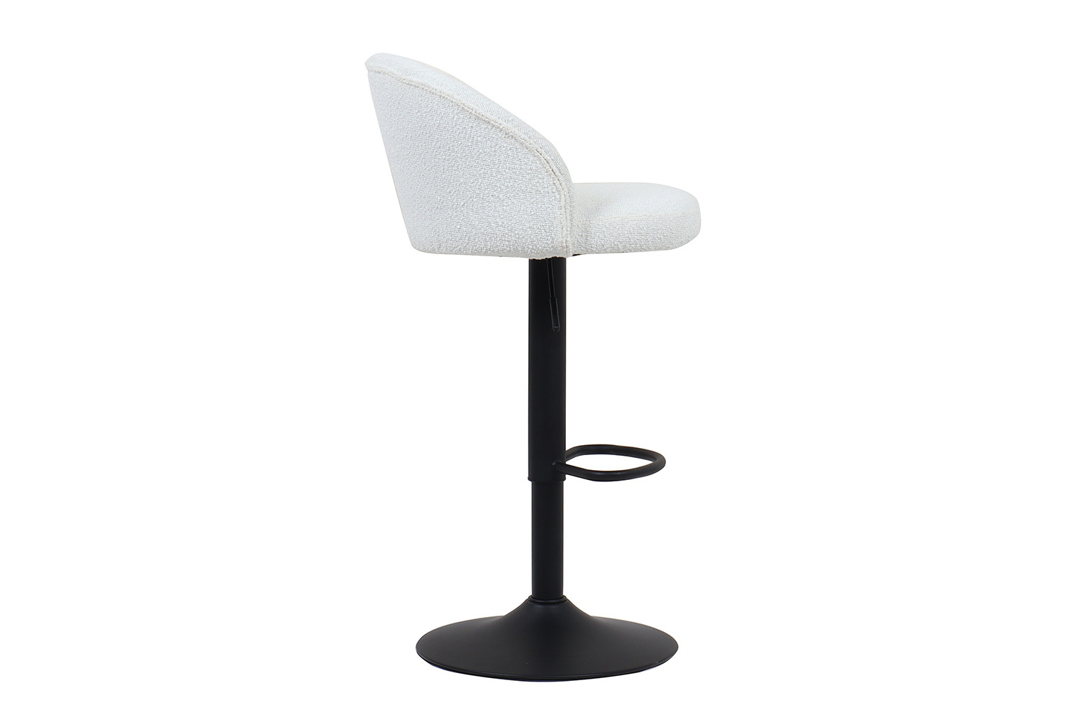 Tabouret de bar 'Arda' Bouclé Blanc – Image 5