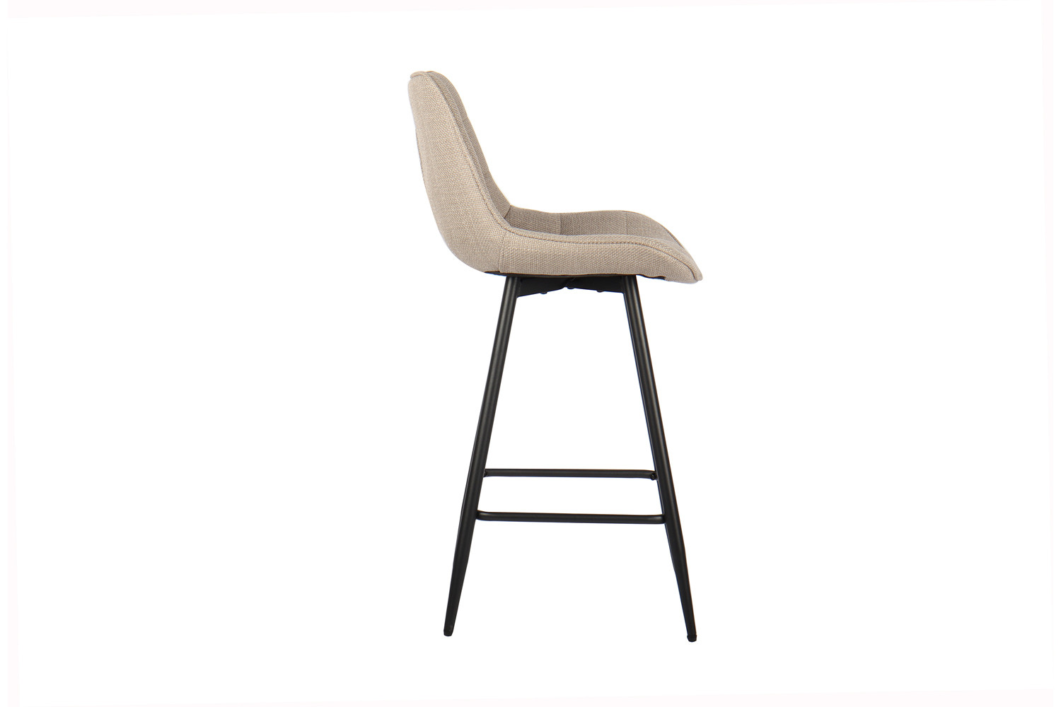 Chaise de comptoir 'Ariba' Tissu Ote Montego 178 Beige/Gris clair – Image 5