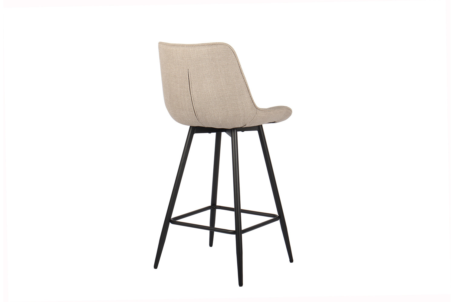 Chaise de comptoir 'Ariba' Tissu Ote Montego 178 Beige/Gris clair – Image 6