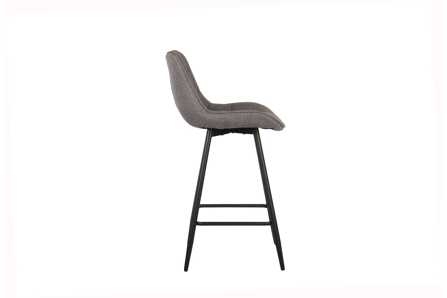Chaise de comptoir 'Ariba' Tissu Ote Montego 466 Gris – Image 5
