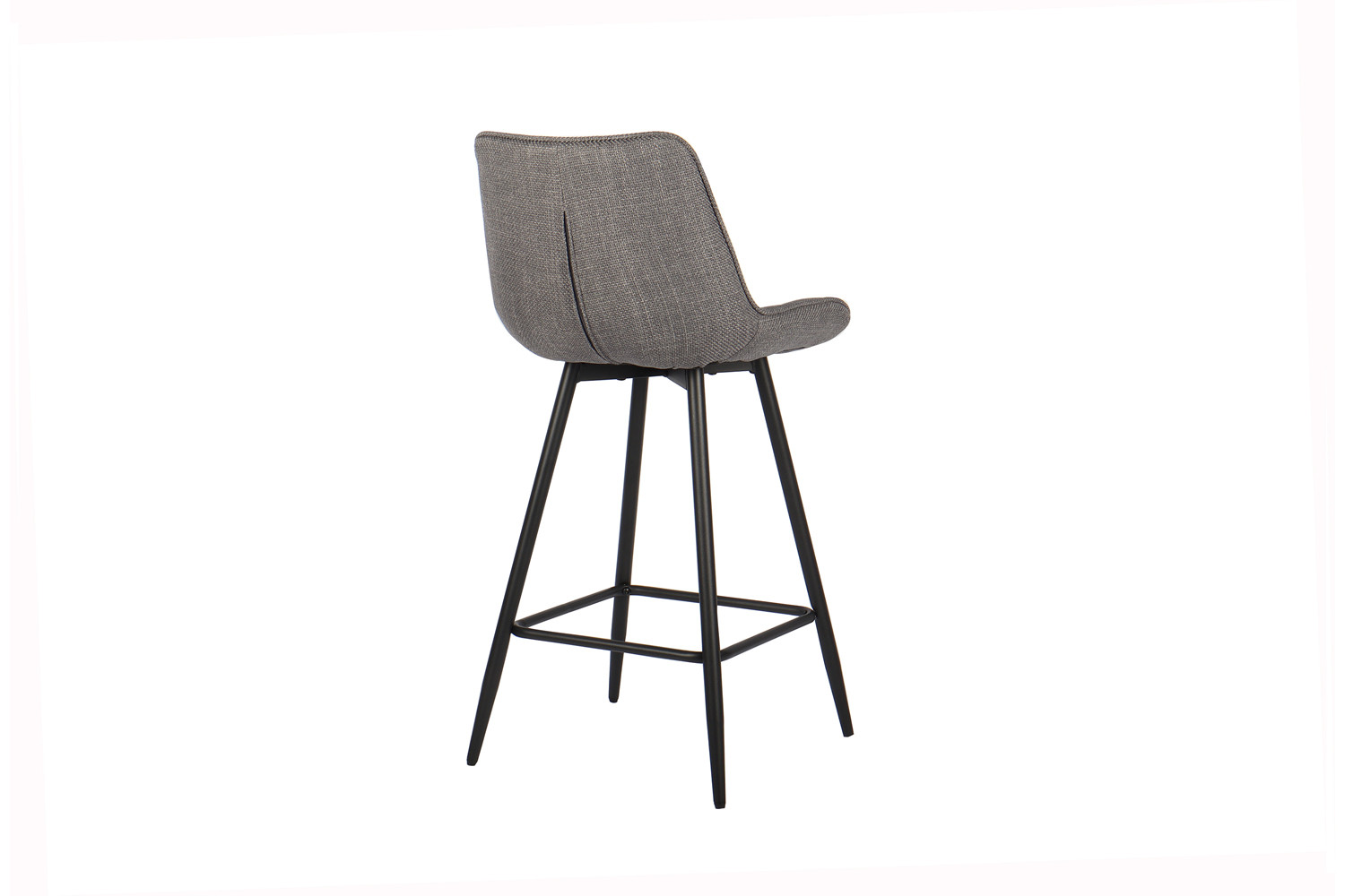 Chaise de comptoir 'Ariba' Tissu Ote Montego 466 Gris – Image 6