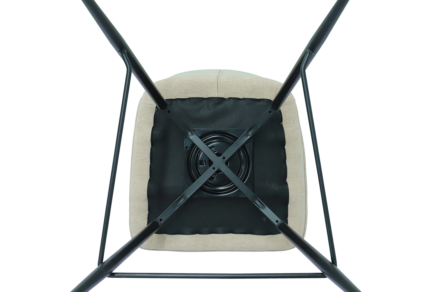 Chaise de comptoir 'Lara' Tissu Ote Sea 140 Pivotant Ecru – Image 10