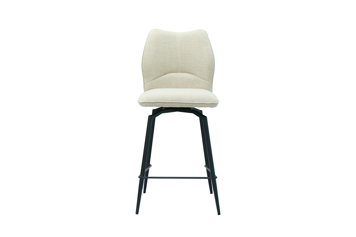 Chaise de comptoir 'Lara' Tissu Ote Sea 140 Pivotant Ecru – Image 5