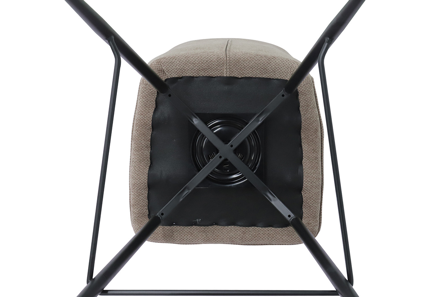 Chaise de comptoir 'Lara' Tissu Ote Sea 173 Pivotant Sable – Image 10