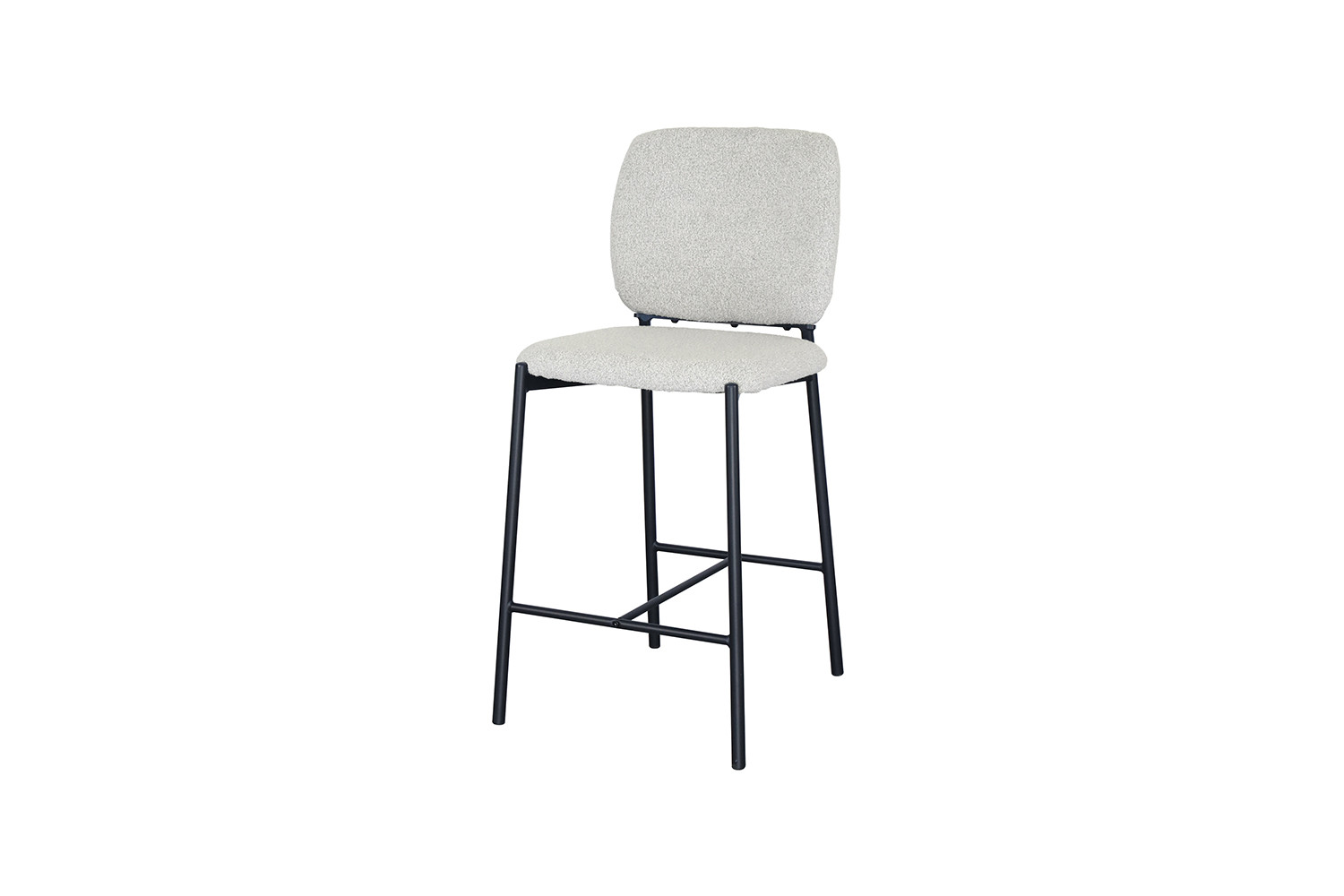 Chaise de comptoir 'Sophia' Tissu Beige – Image 5
