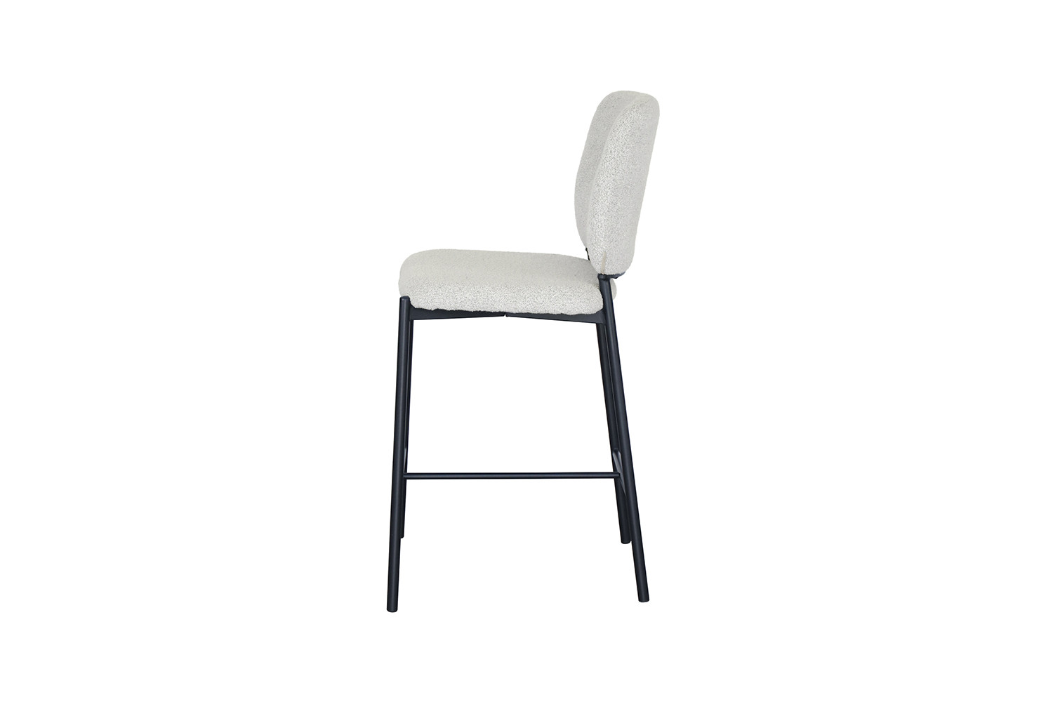 Chaise de comptoir 'Sophia' Tissu Beige – Image 7