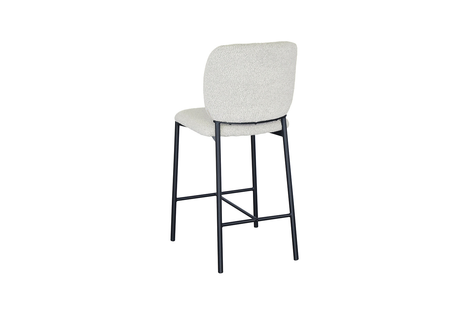 Chaise de comptoir 'Sophia' Tissu Beige – Image 8