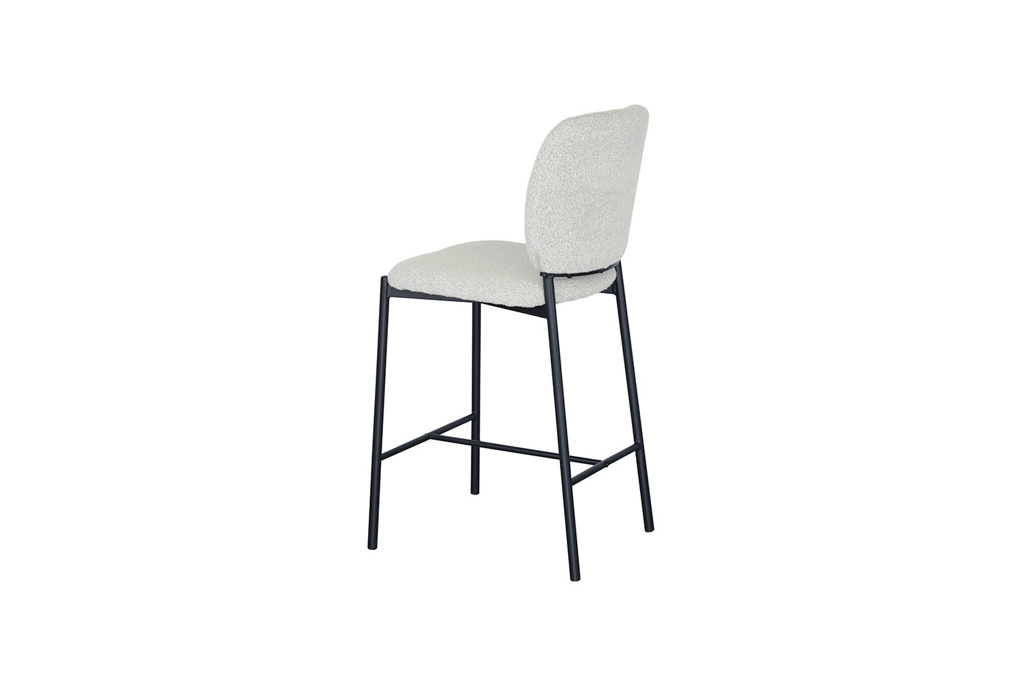 Chaise de comptoir 'Sophia' Tissu Beige – Image 9