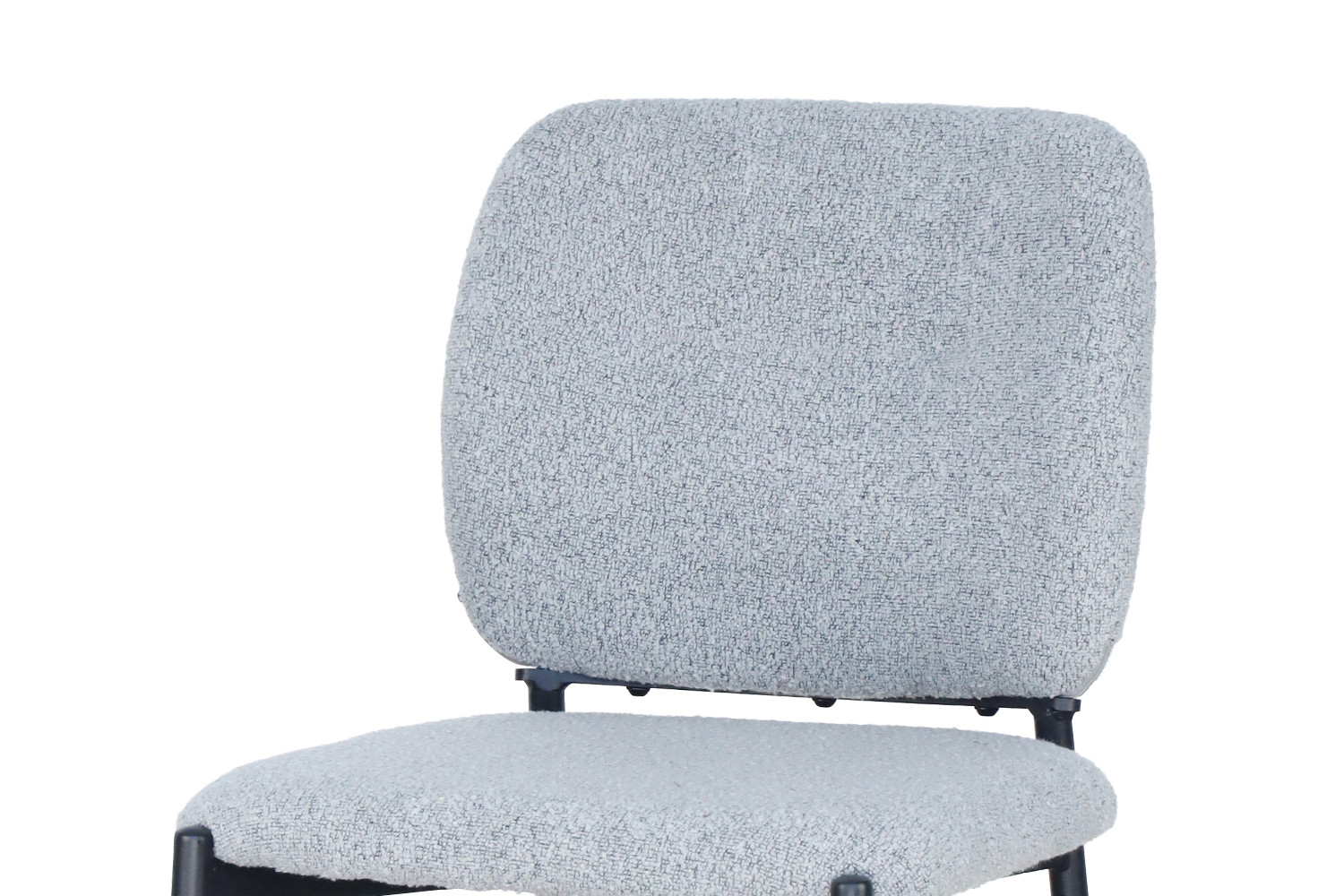 Chaise de comptoir 'Sophia' Tissu Gris clair – Image 11