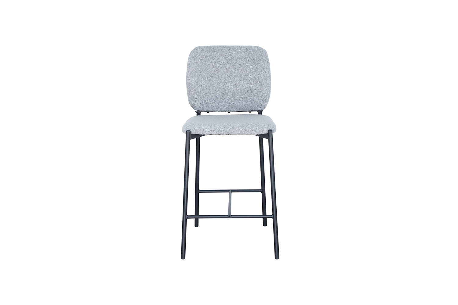 Chaise de comptoir 'Sophia' Tissu Gris clair – Image 4