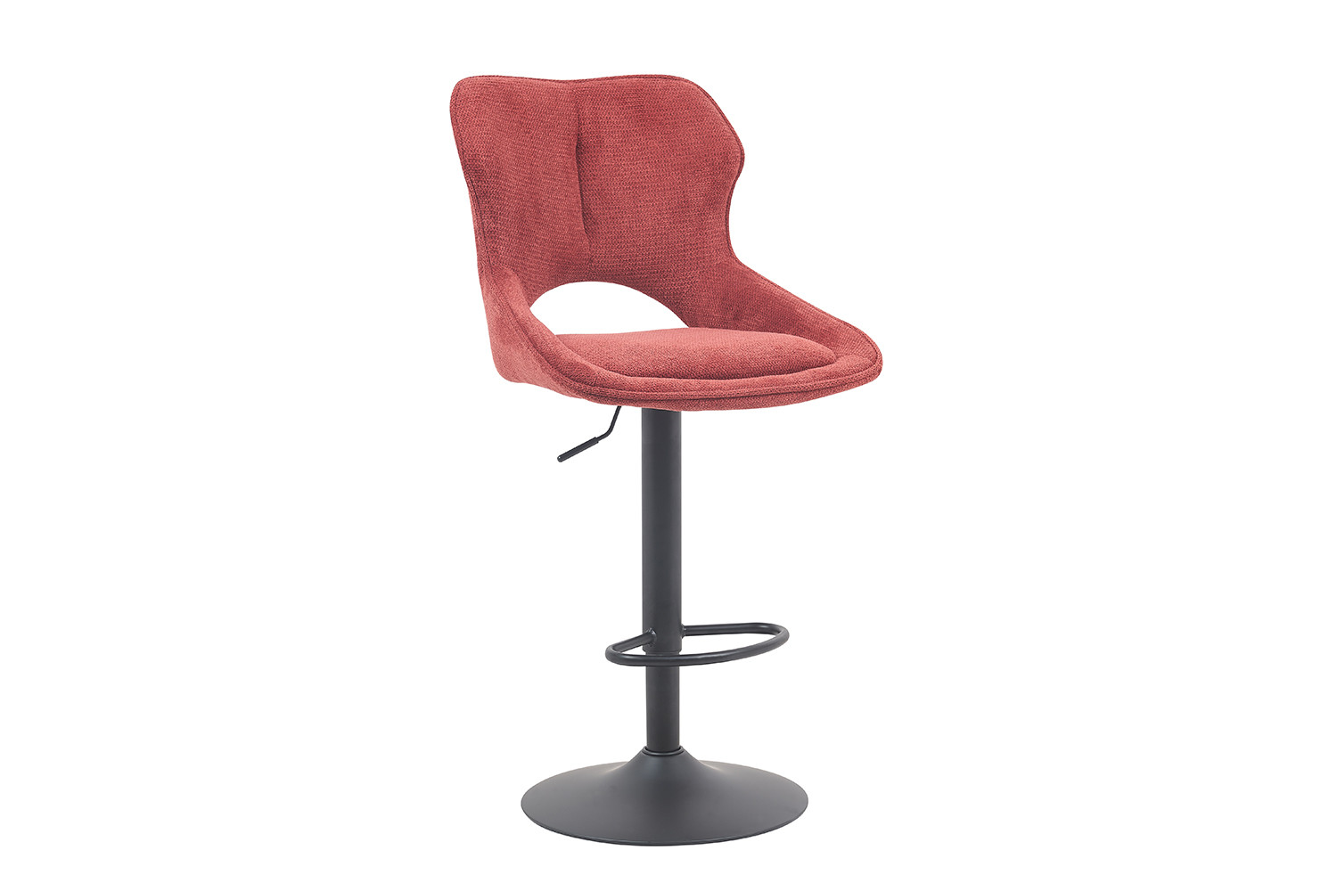 Chaise de bar 'Mori' Tissu Ote Share 230 Rouge – Image 5