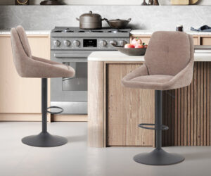Chaise de bar 'Sabine' Tissu Ote Sea 173 Pivotant Sable