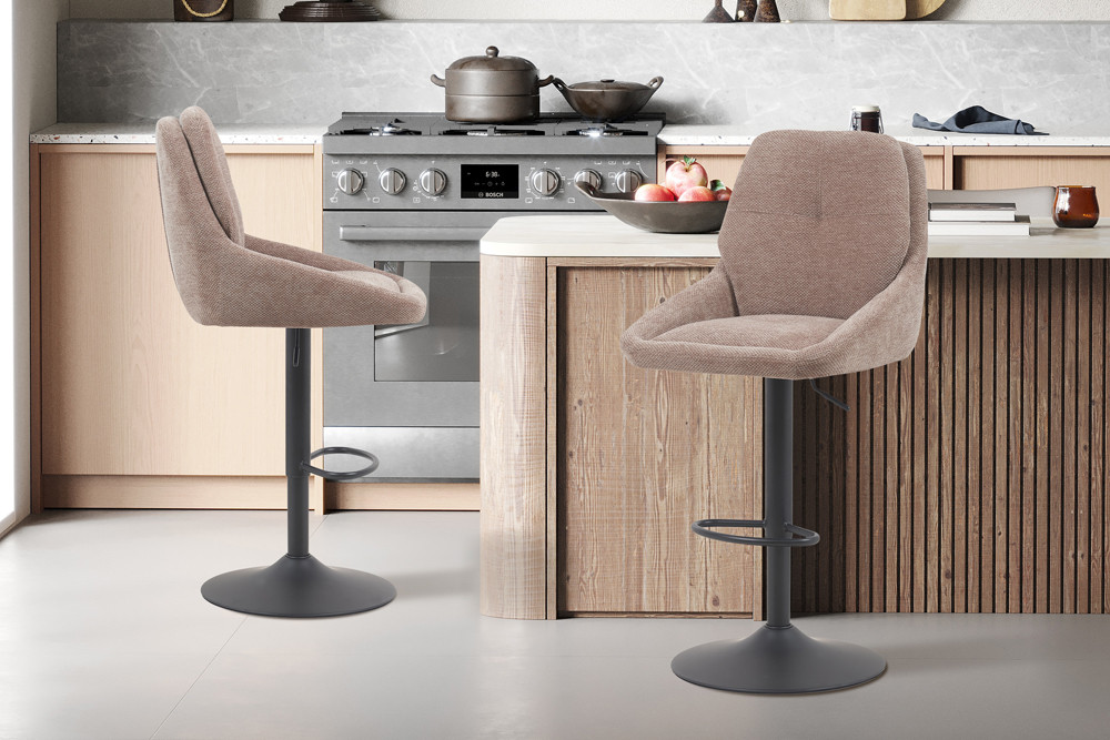 Chaise de bar 'Sabine' Tissu Ote Sea 173 Pivotant Sable