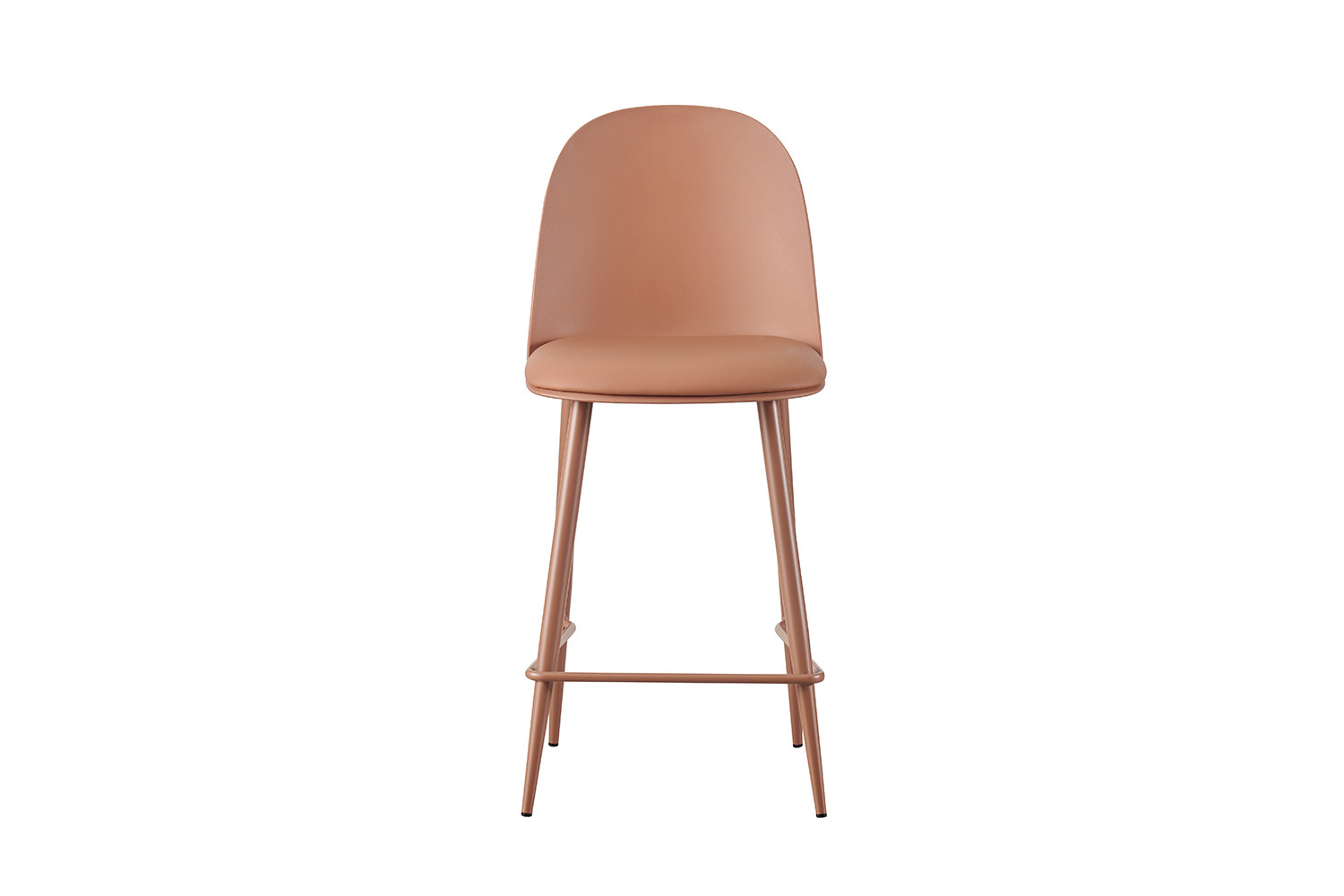 Chaise de comptoir 'Jasmin' Assise PP Coussin PU Terracotta – Image 4