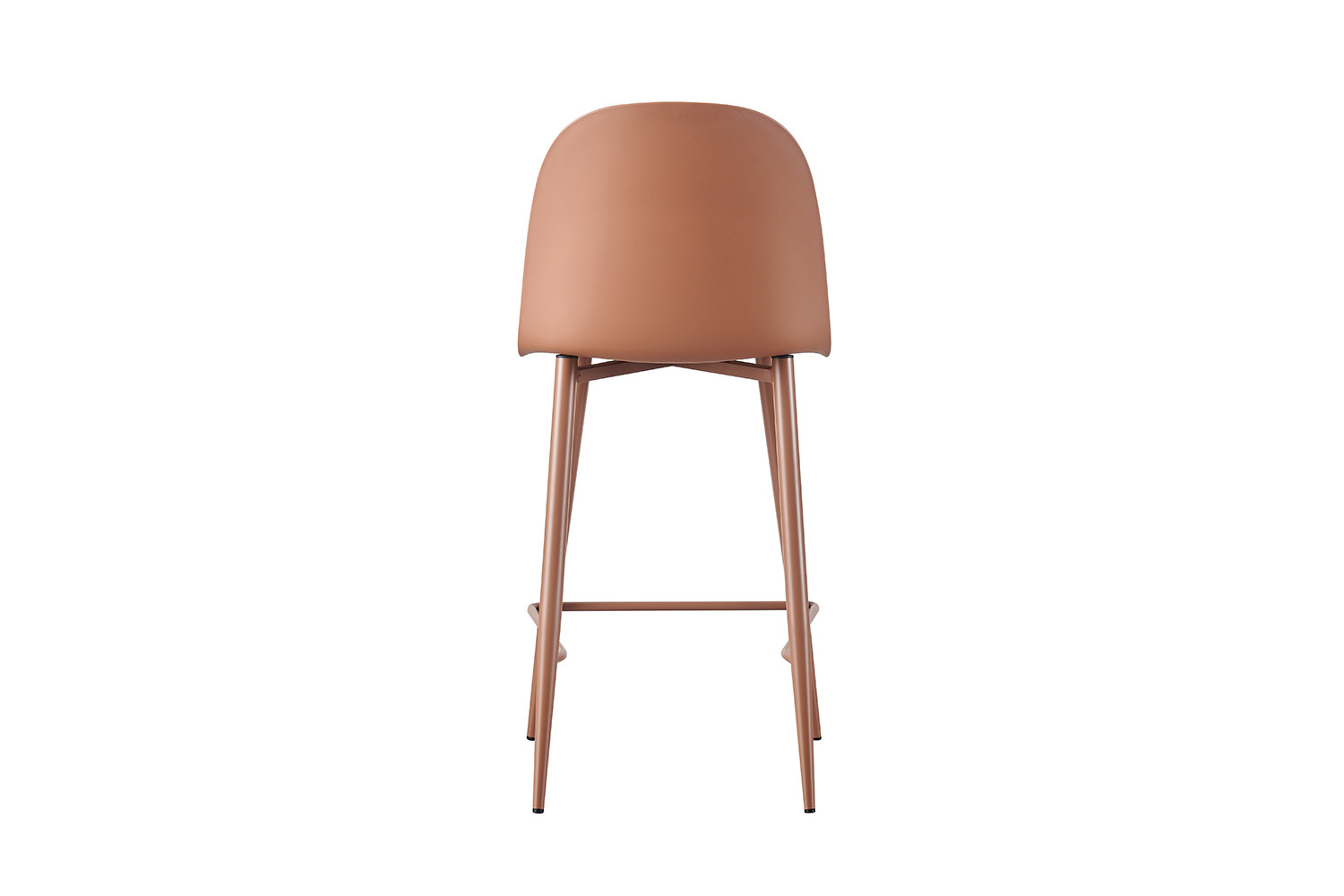 Chaise de comptoir 'Jasmin' Assise PP Coussin PU Terracotta – Image 7