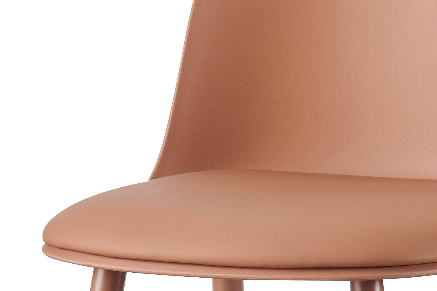 Chaise de comptoir 'Jasmin' Assise PP Coussin PU Terracotta – Image 8