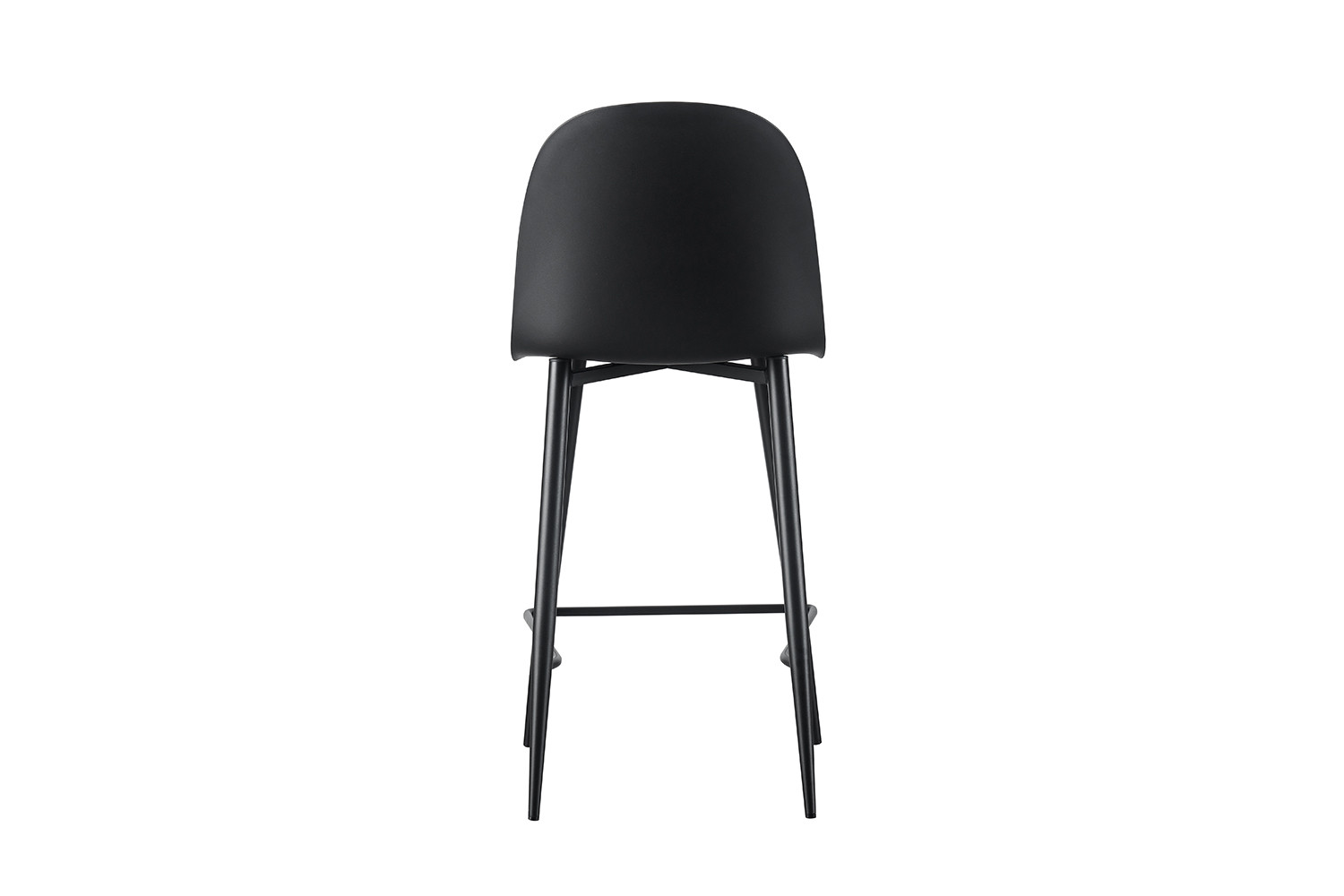 Chaise de comptoir 'Jasmin' Assise PP Coussin PU Noir – Image 7