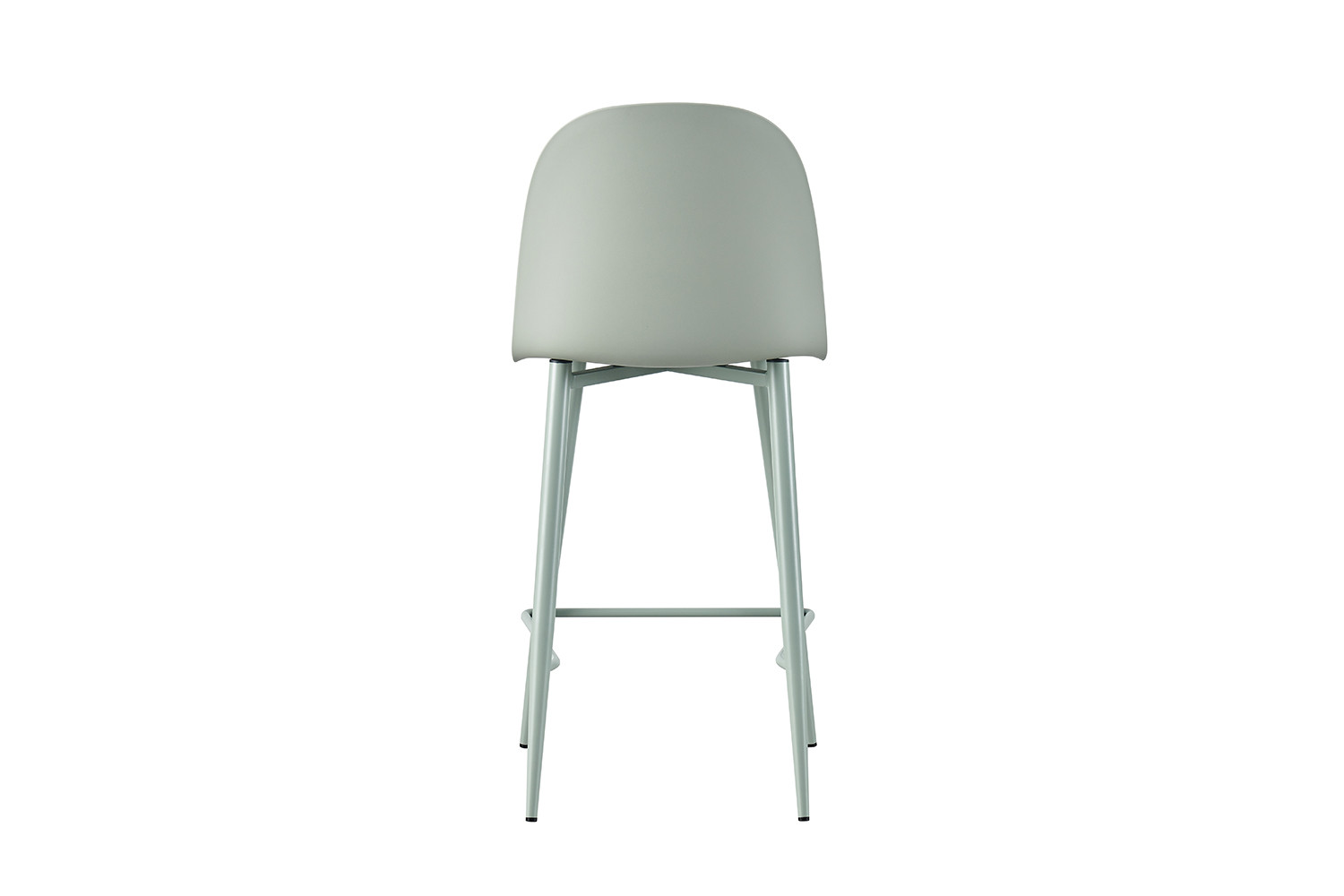 Chaise de comptoir 'Jasmin' Assise PP Coussin PU Gris-vert – Image 7