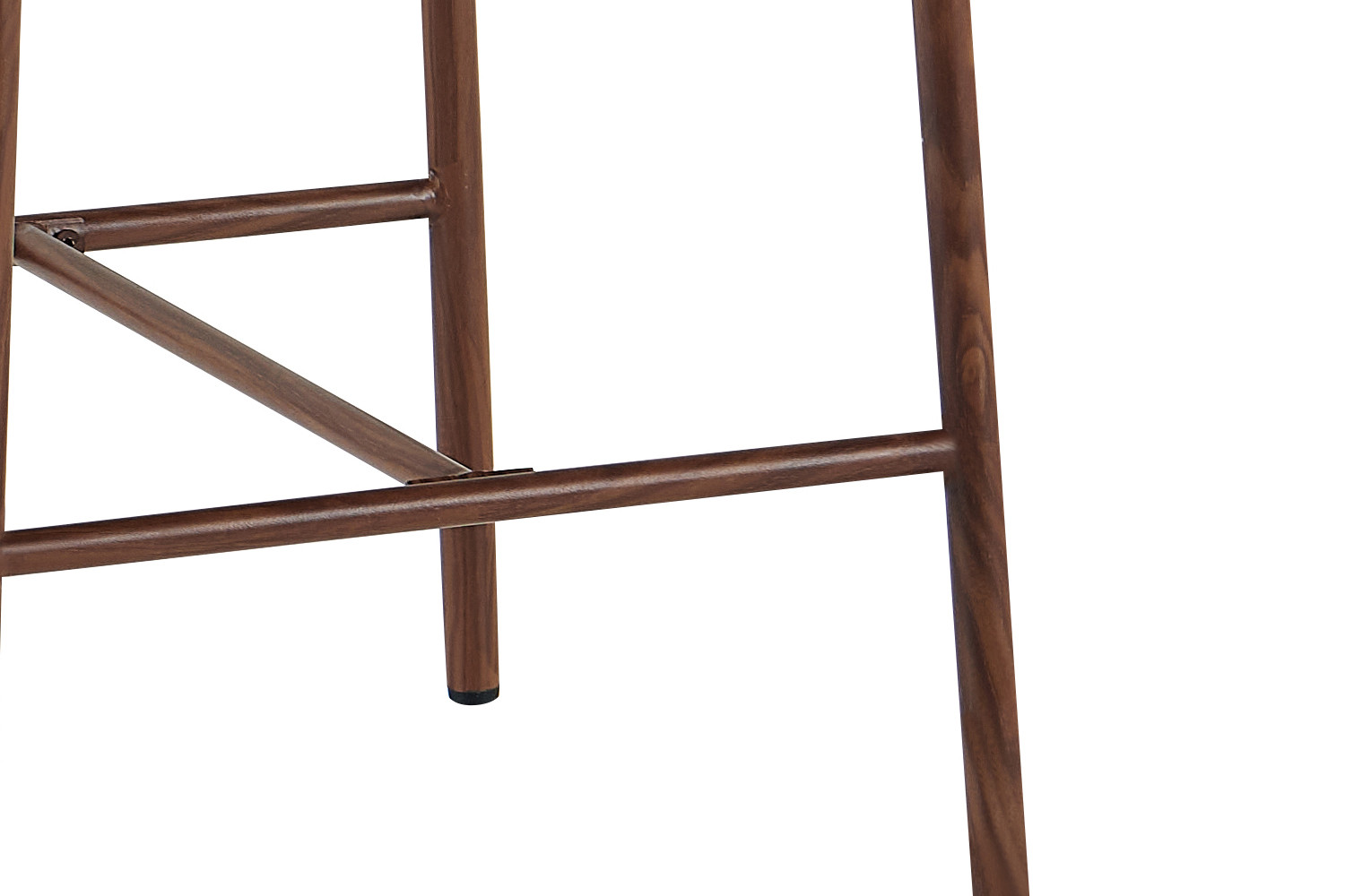 Chaise de comptoir 'Coco' Noyer - Tissu Raven 24 Beige – Image 11